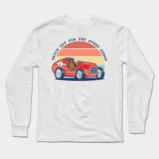 Speed Demon - retro car Long Sleeve T-Shirt